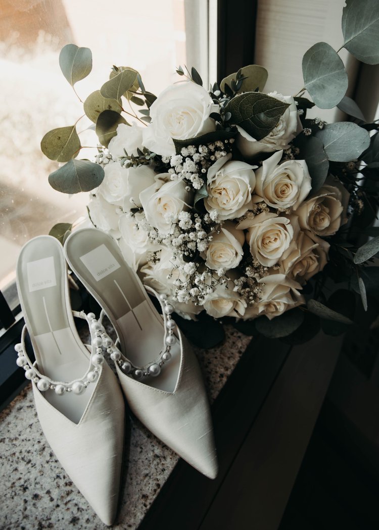 Wedding bridal bouquet detail, detail 3 by Domenic Graziano Flowers