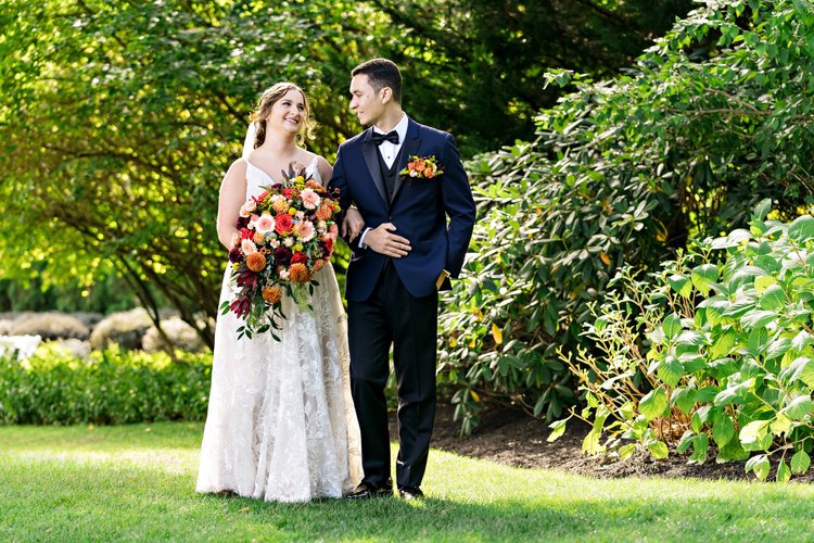 Christina Cody wedding ceremony arrangement by Domenic Graziano Flowers