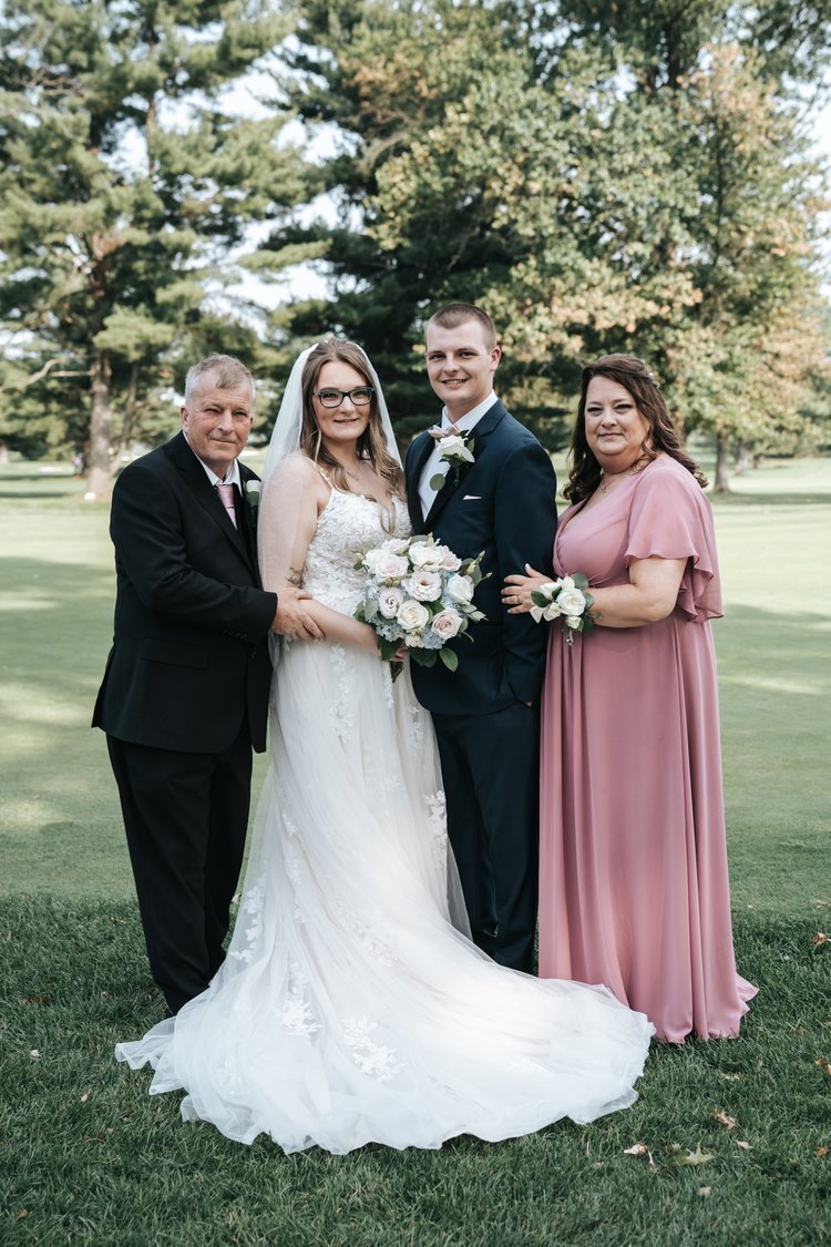 Scotts wedding bridal party florals by Domenic Graziano Flowers