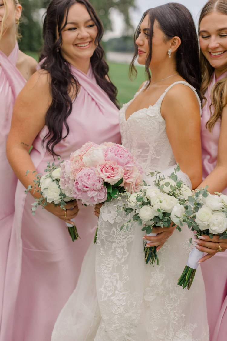 Leclair wedding aisle arrangement by Domenic Graziano Flowers