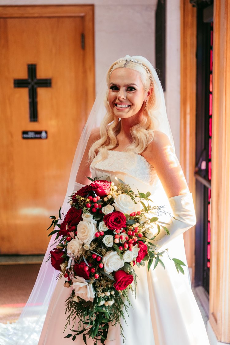 Kirsta Greg wedding boutonniere by Domenic Graziano Flowers