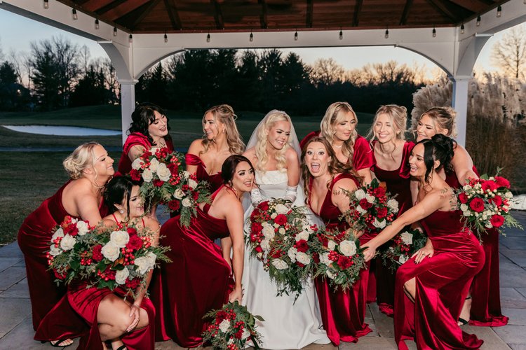 Kirsta Greg wedding entry arrangement by Domenic Graziano Flowers