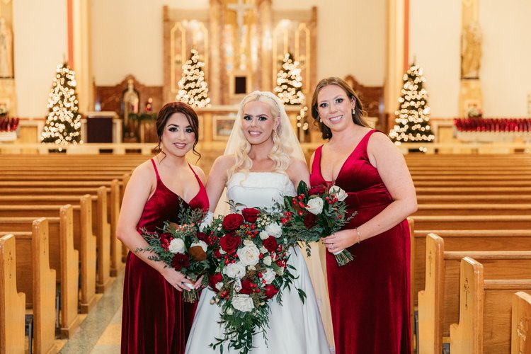 Kirsta Greg wedding altar arrangement by Domenic Graziano Flowers
