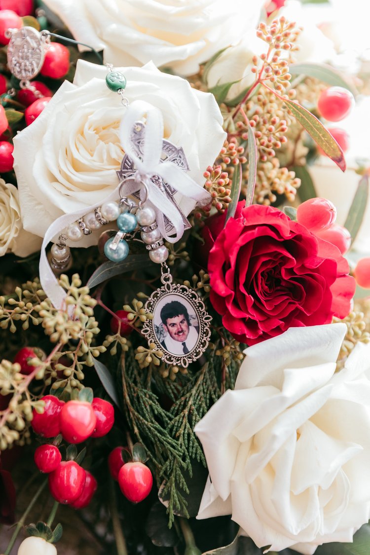 Kirsta Greg wedding reception centerpiece by Domenic Graziano Flowers