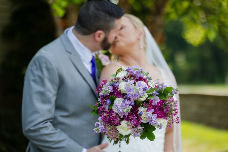 Dadalski wedding aisle arrangement by Domenic Graziano Flowers
