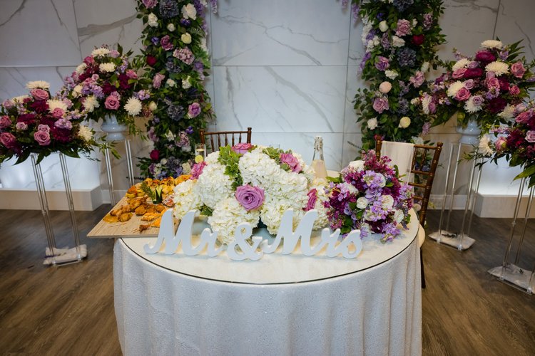 Dadalski wedding ceremony arrangement, detail 3 by Domenic Graziano Flowers