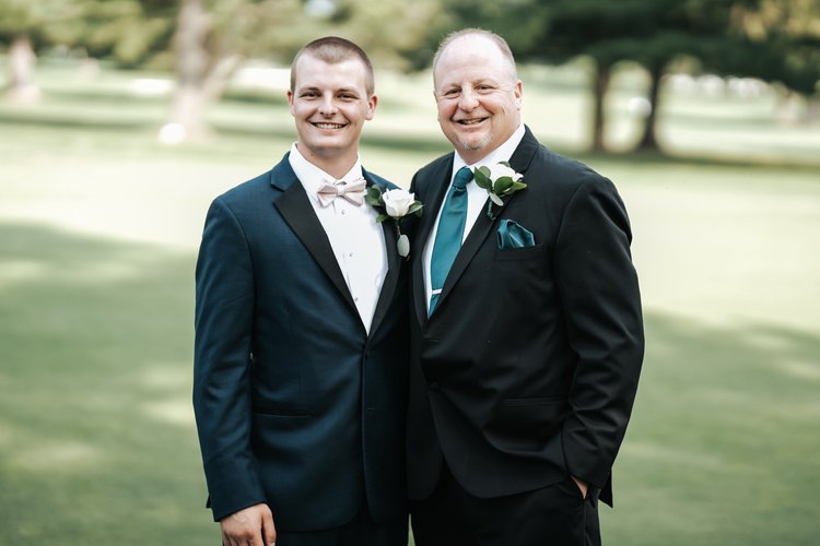 Scotts wedding corsage by Domenic Graziano Flowers