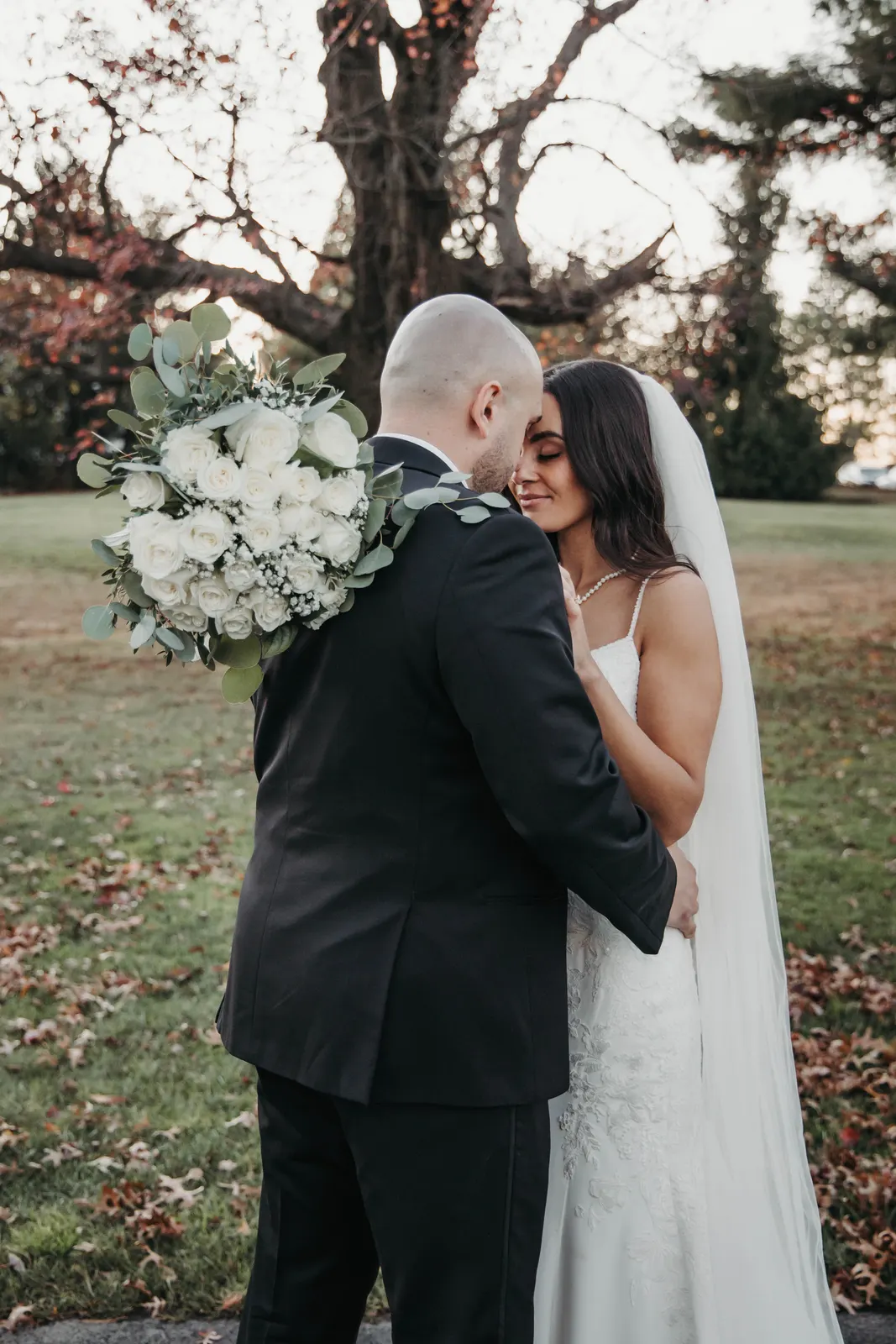 Carlin wedding boutonniere at Northampton Valley Country Club by Domenic Graziano Flowers