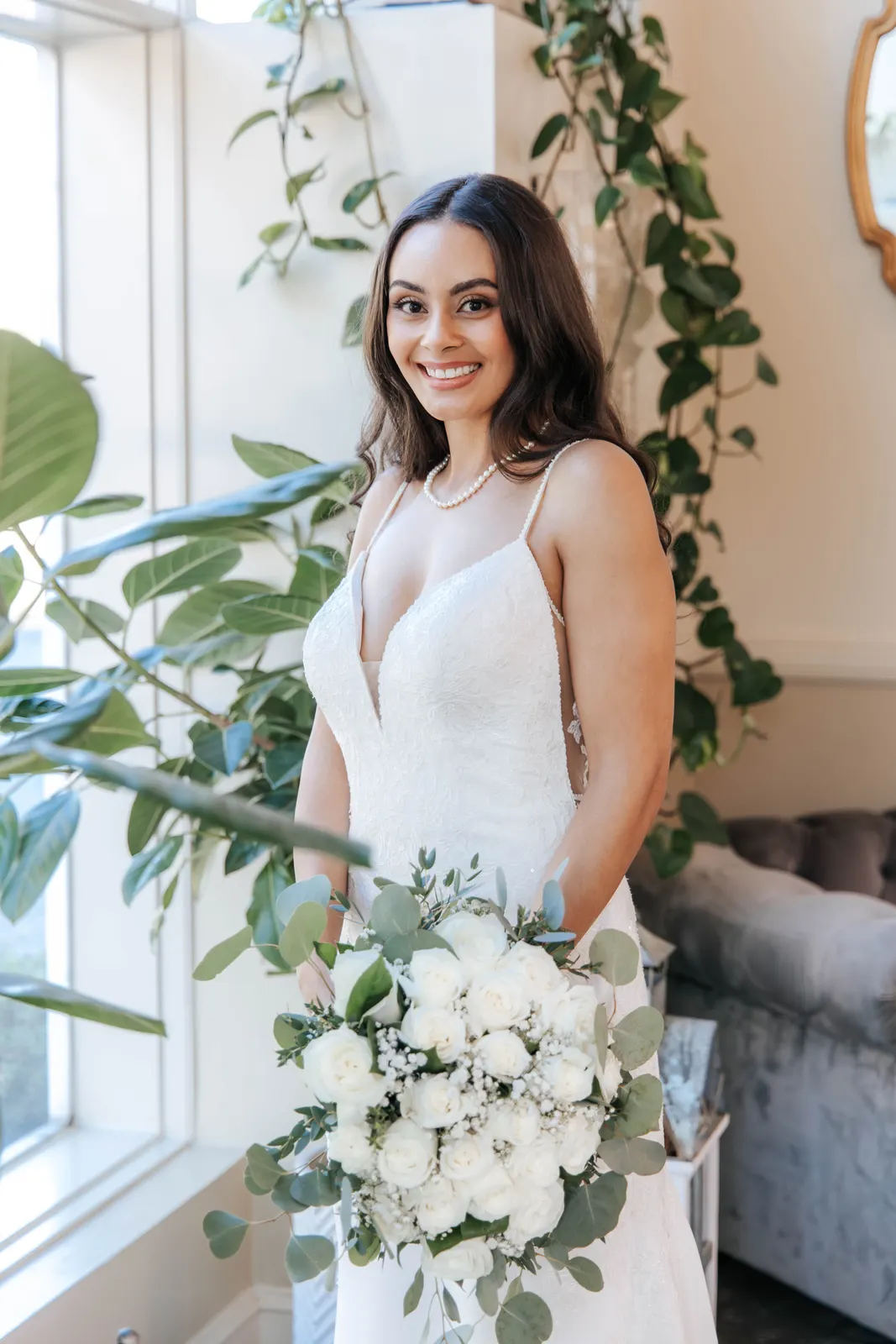 Carlin wedding entry arrangement at Northampton Valley Country Club by Domenic Graziano Flowers