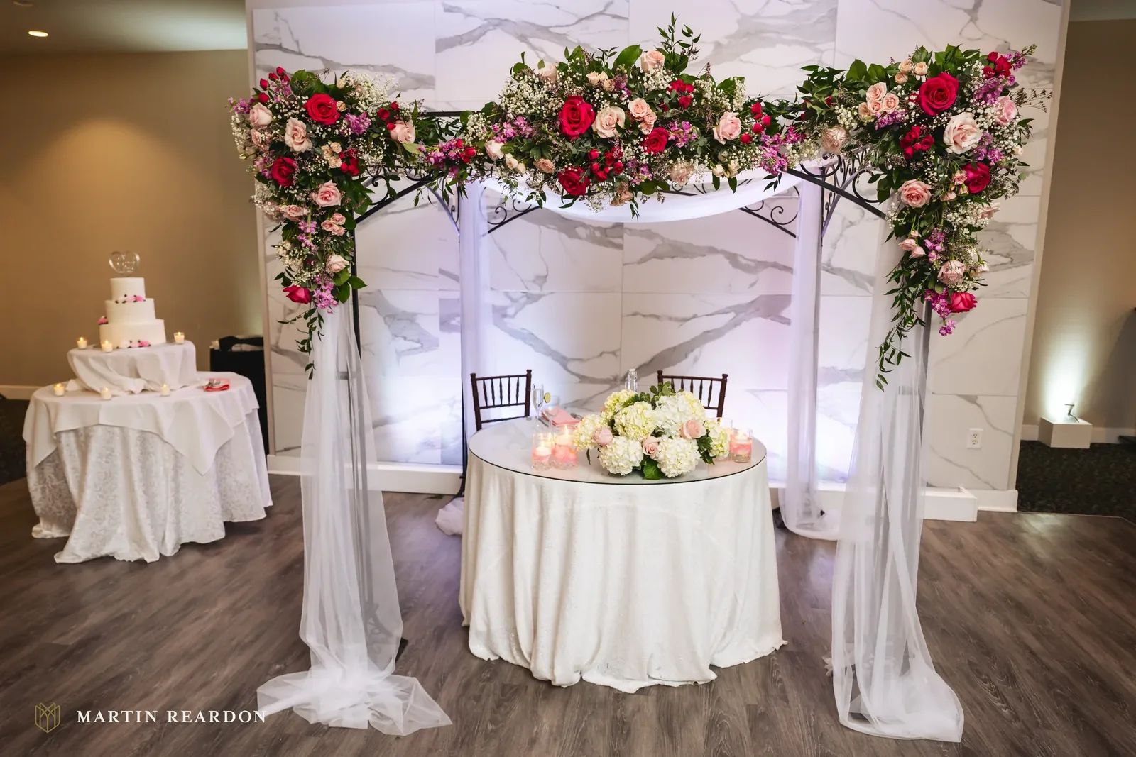 Gooen wedding bridesmaids' bouquets at The Warrington by Domenic Graziano Flowers