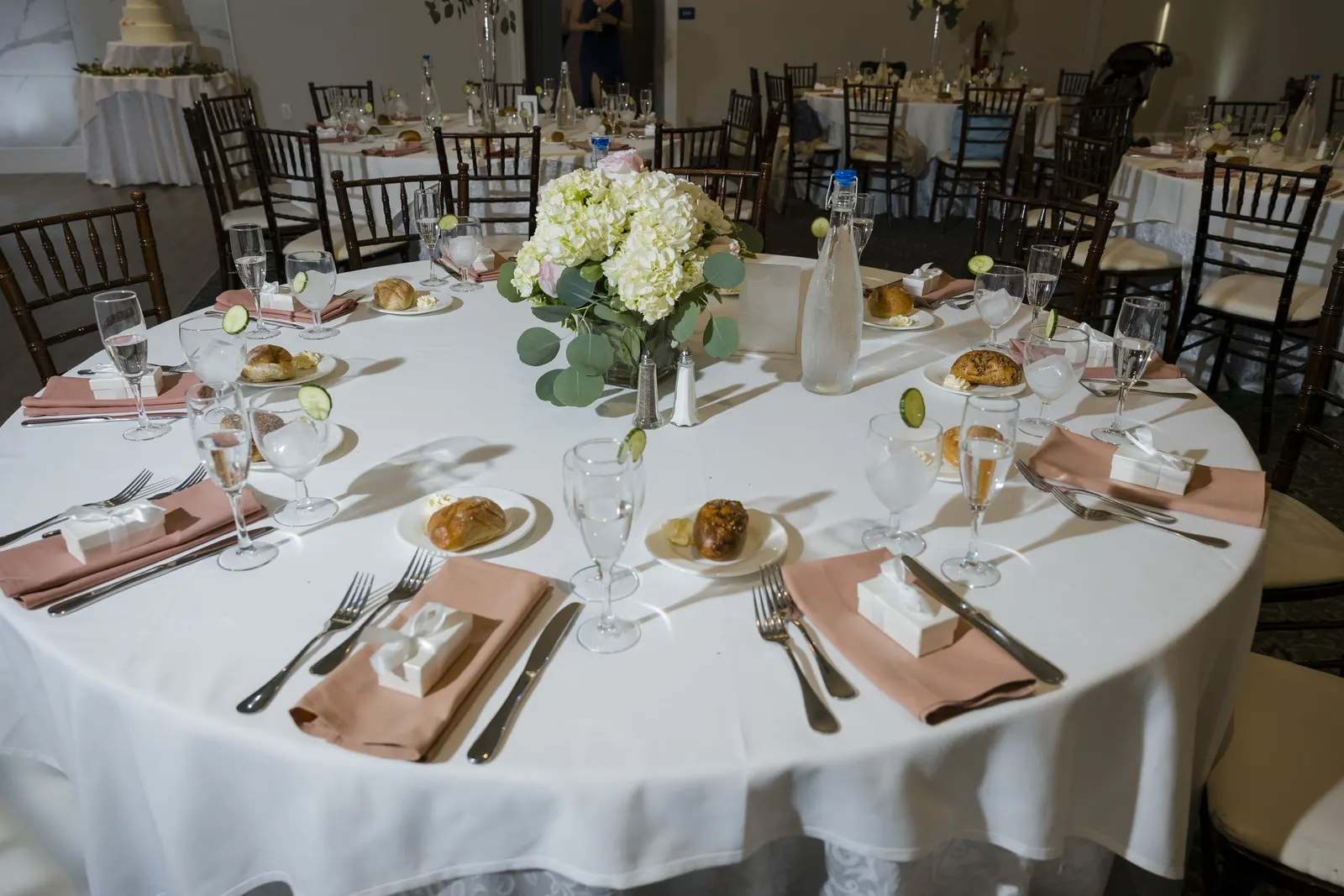 Horan wedding bridesmaids' bouquets at The Warrington by Domenic Graziano Flowers