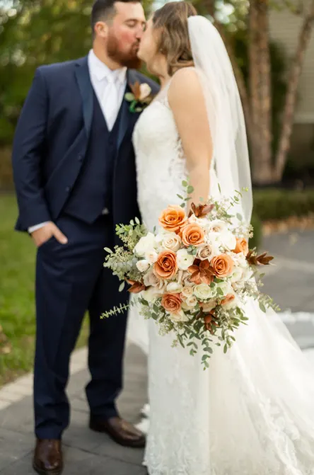 Muller wedding bridesmaids' bouquets at The Warrington by Domenic Graziano Flowers